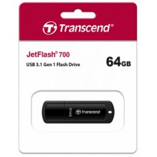 【1768購物網】TRANSCEND JetFlash700 64GB 創見 隨身碟(黑) (精技) TS64GJF700