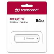 【1768購物網】TRANSCEND JetFlash730 64GB 創見 隨身碟(白) (精技) TS64GJF730