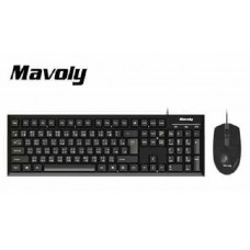 【1768購物網】MAVOLY KM-01 鍵盤滑鼠組 (建達)