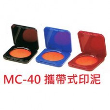 【1768購物網】MC-40 利百代攜帶式印泥4公分 (布面)