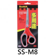 【1768購物網】3M 萬用型剪刀-8吋 SS-M8 (06301-1623) 剪刀鈦金屬超銳利 scotch