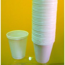 【1768購物網】塑膠杯/塑膠茶杯-白色 又稱吐血杯 170cc 一箱2400個 捲邊杯